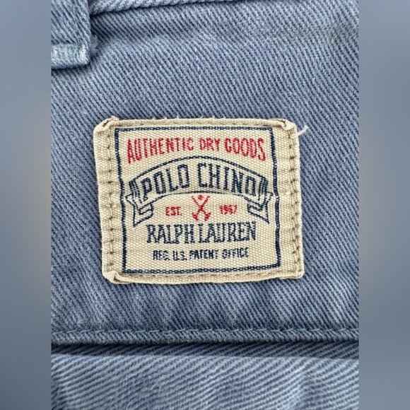 Polo Chino Ralph Lauren Blue Cargo Shorts. Size: 33 - Picture 4 of 8